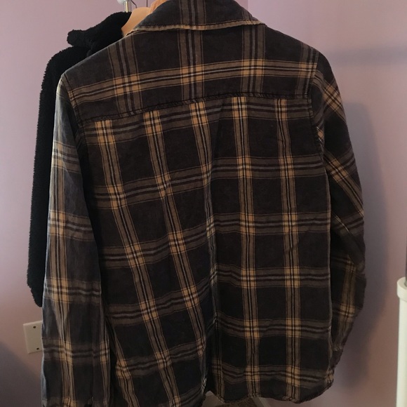 blue/green/yellow flannel - Picture 3 of 3